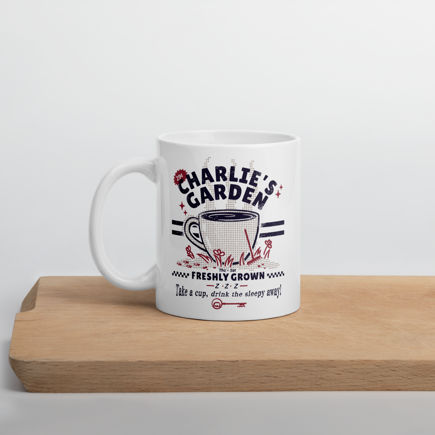 Charlie’s Garden Mug, Double Sided Djo Fan Merch