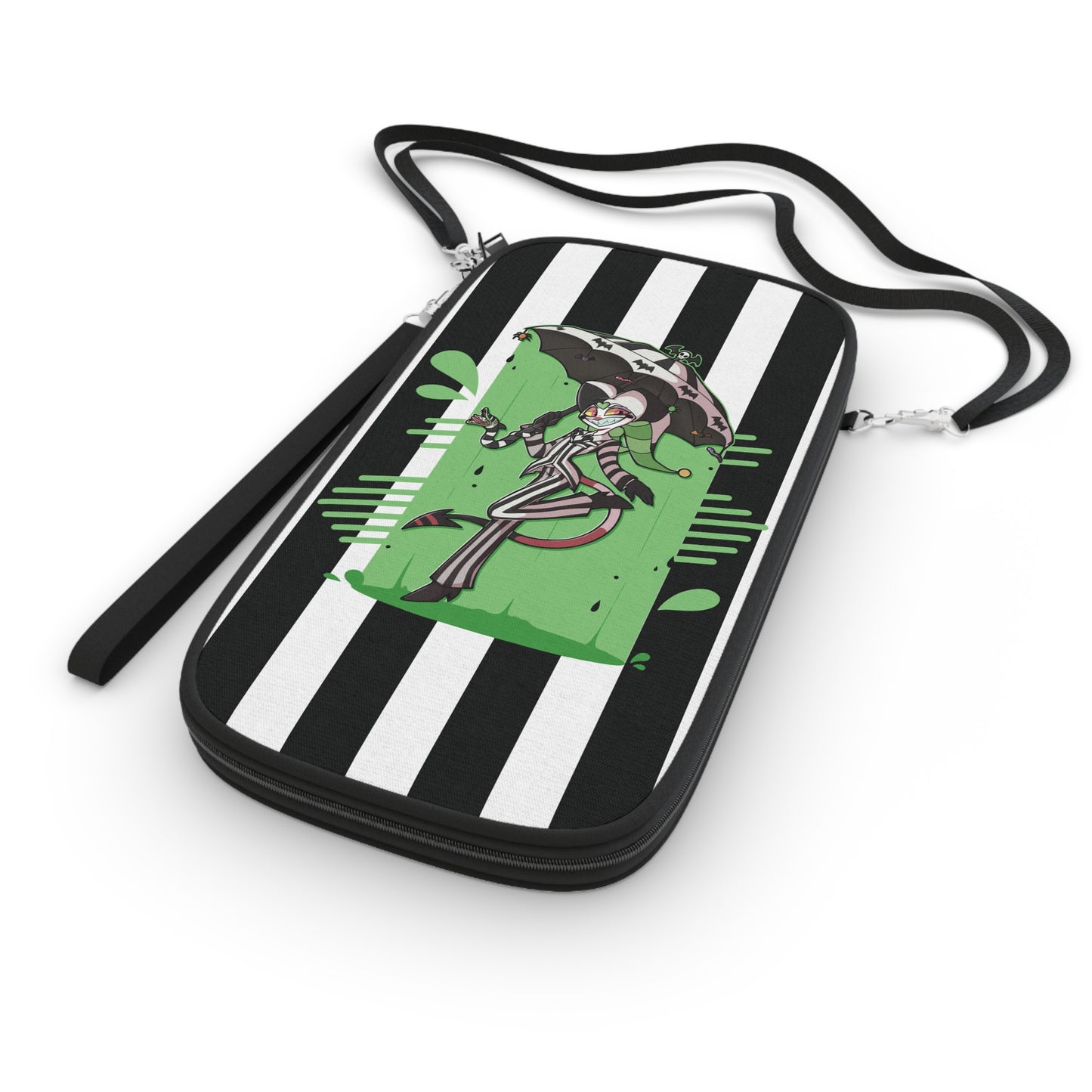 Fizzarolli Halloween Bag, Helluva Boss purse, Wallet with removable straps, Travel bag