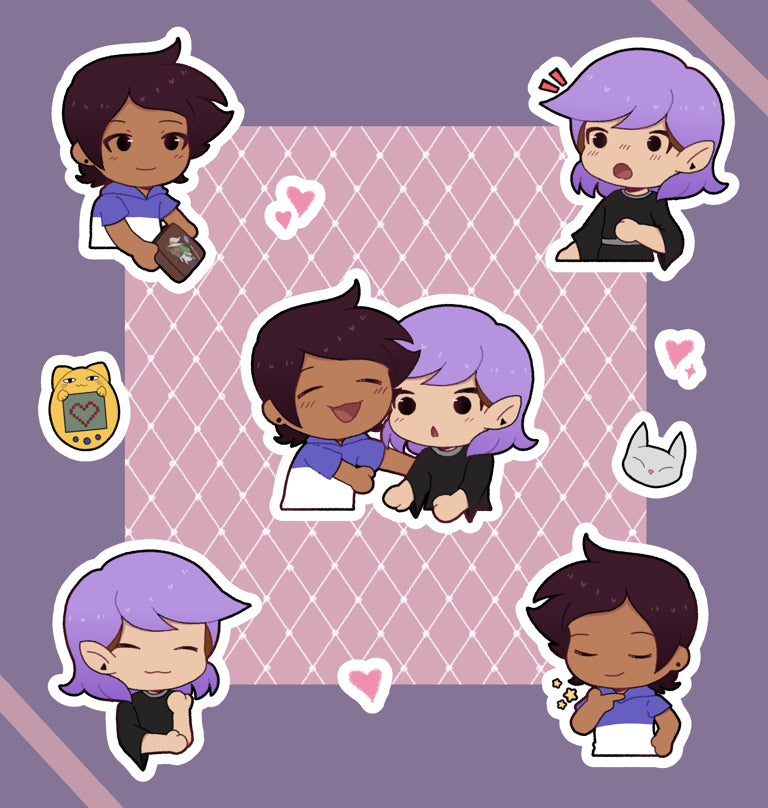 Owl House Mini Transparent Sticker Sheet- Lumity