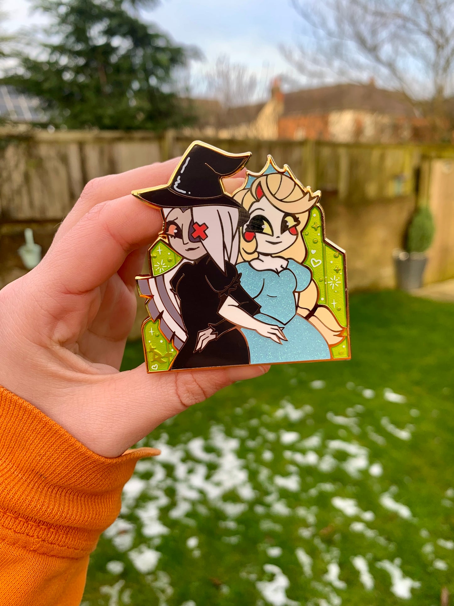Hellaverse Musical Pins, Final Curtain Call Enamel Pin Set