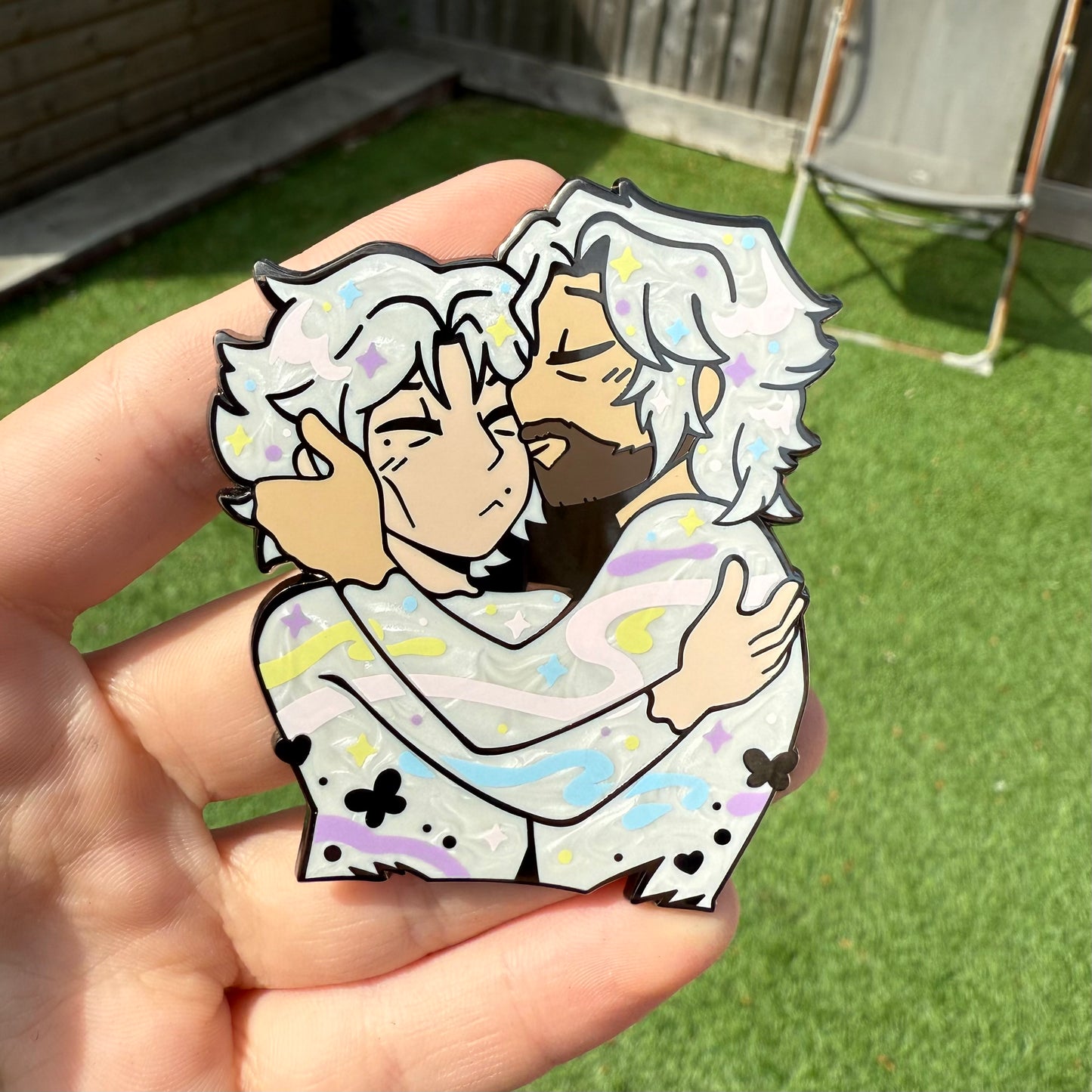 JayVik Cosmic Enamel Pin