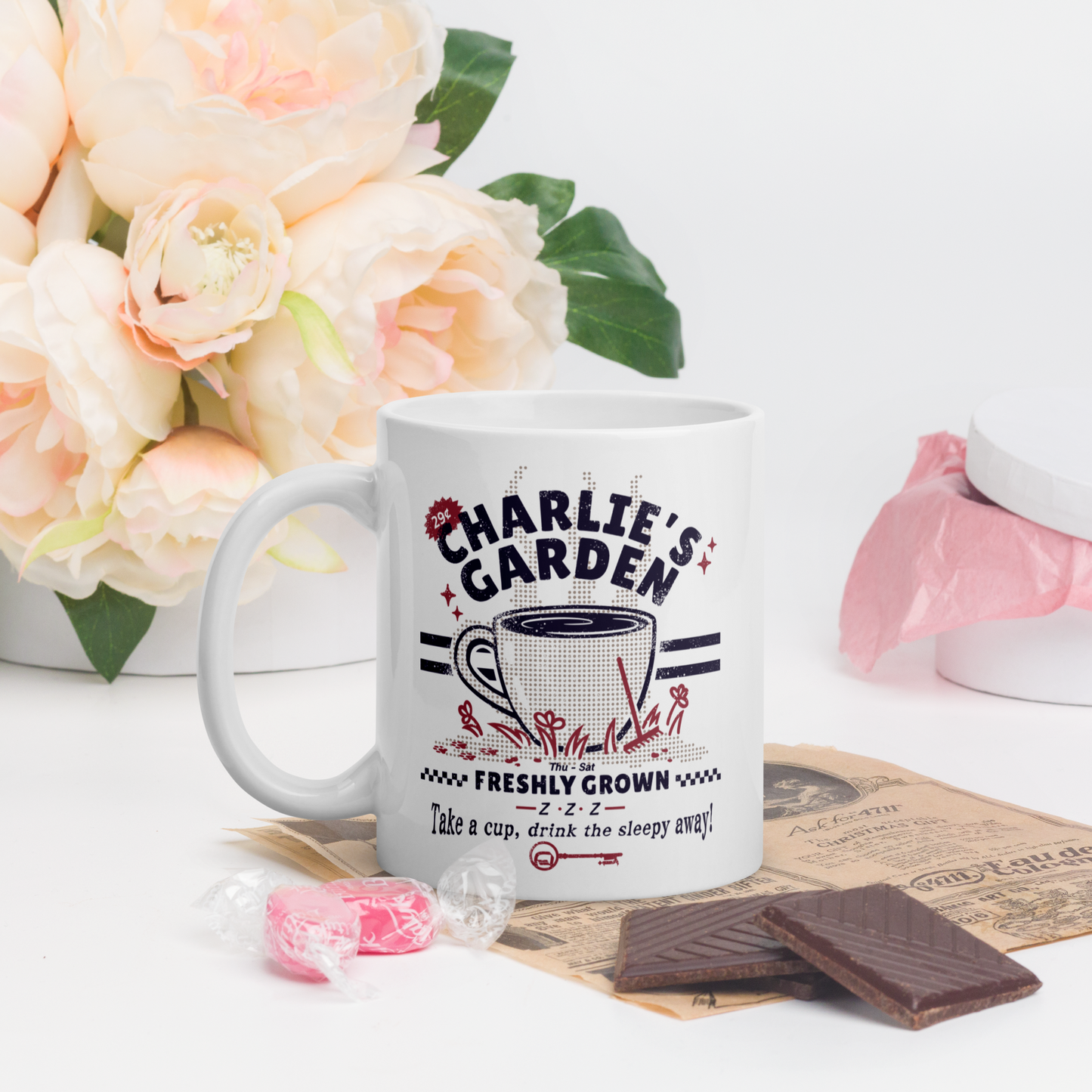 Charlie’s Garden Mug, Double Sided Djo Fan Merch