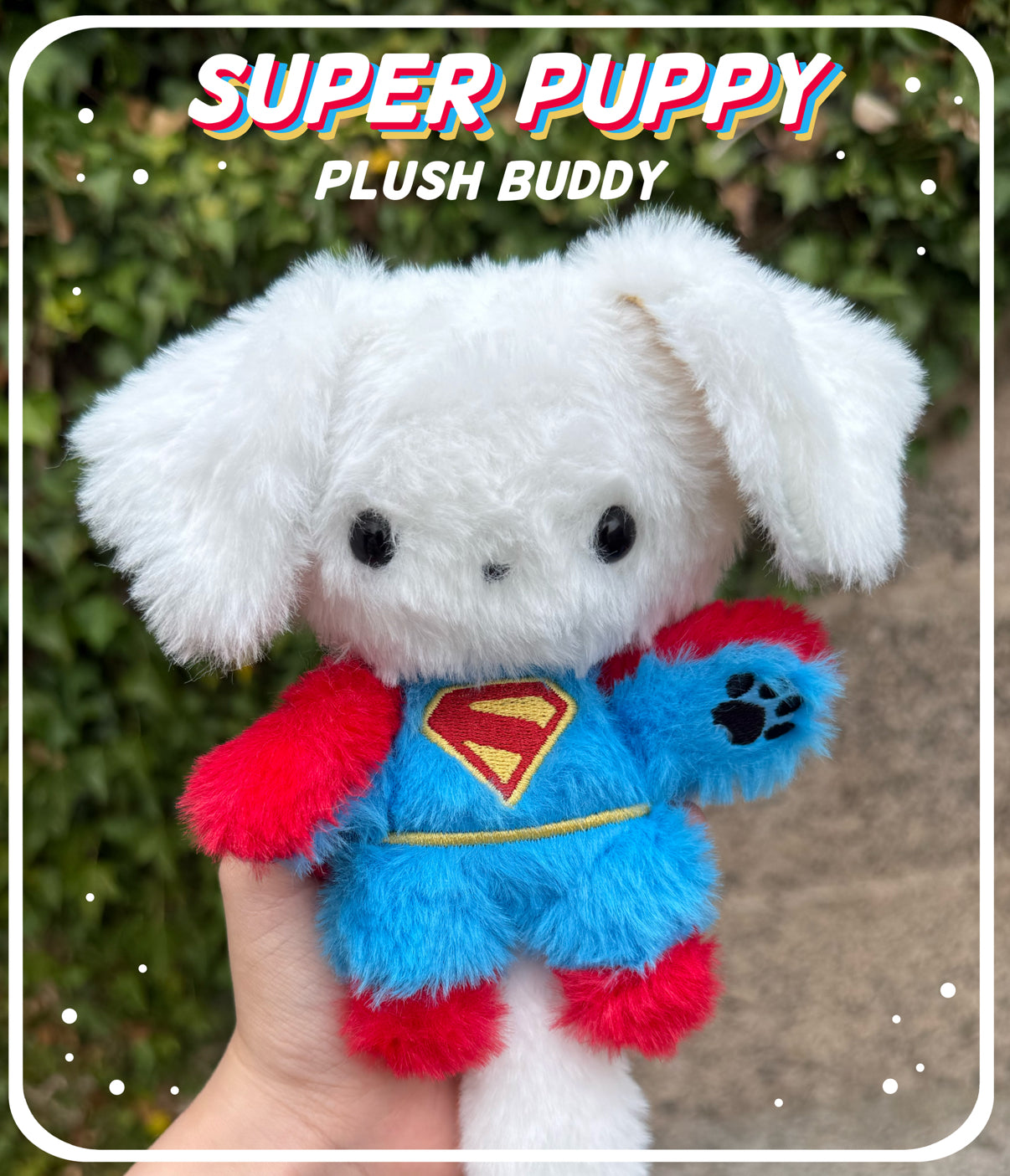 PRE-ORDER Super Buddy plushie, Fandom Buddies