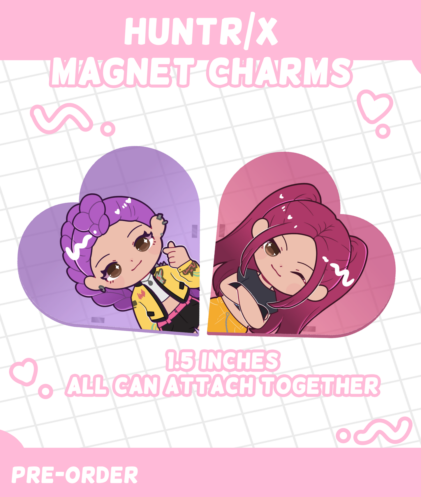 PRE-ORDER Huntr/x Magnet Phone Charms