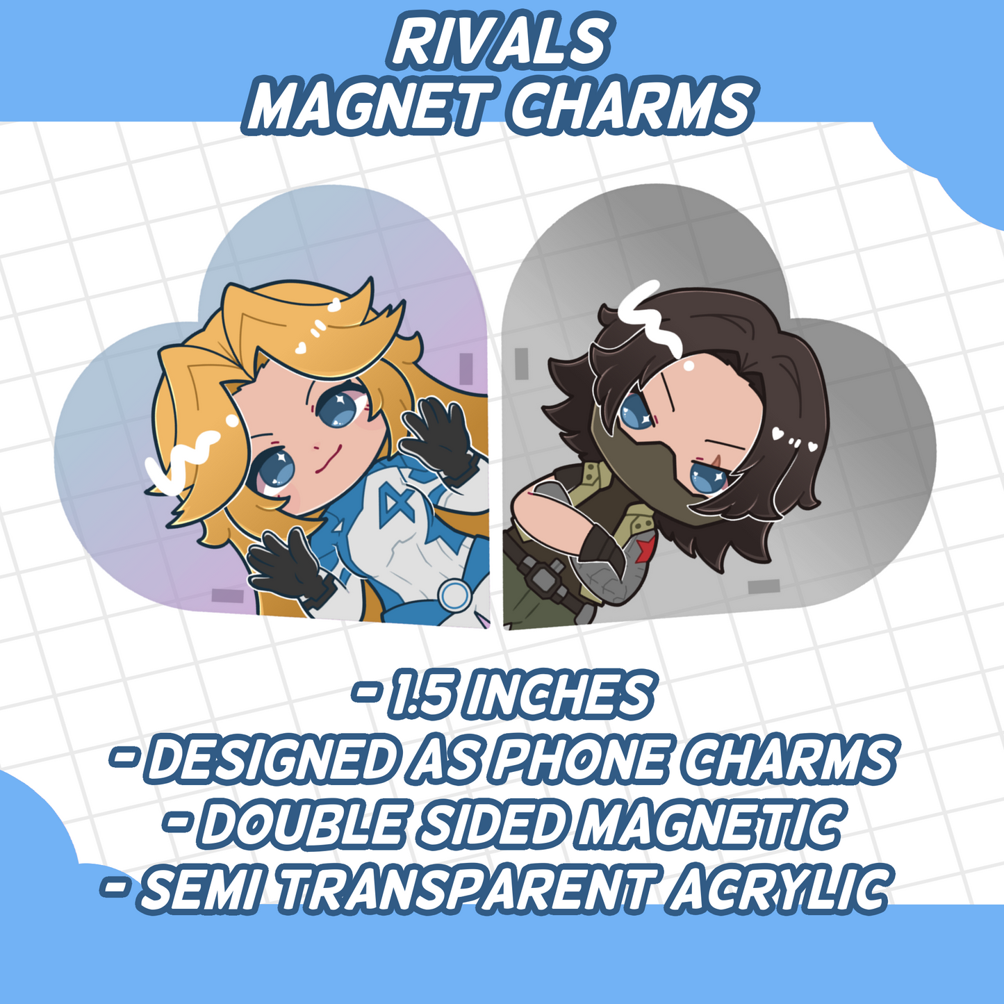 PRE-ORDER Marvel Rivals Magnetic Phone Charms