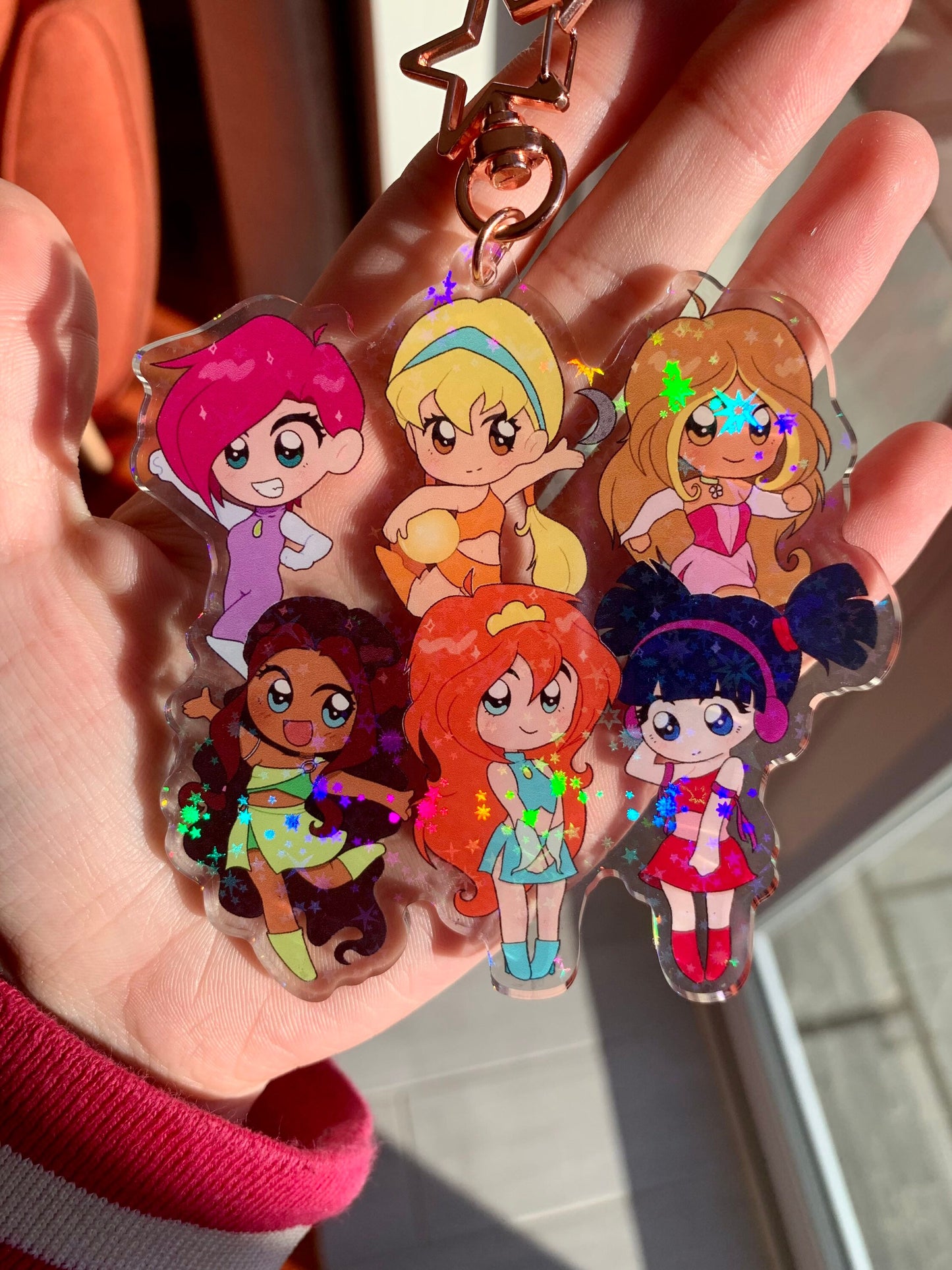 Winx Club Holographic Acrylic Charm