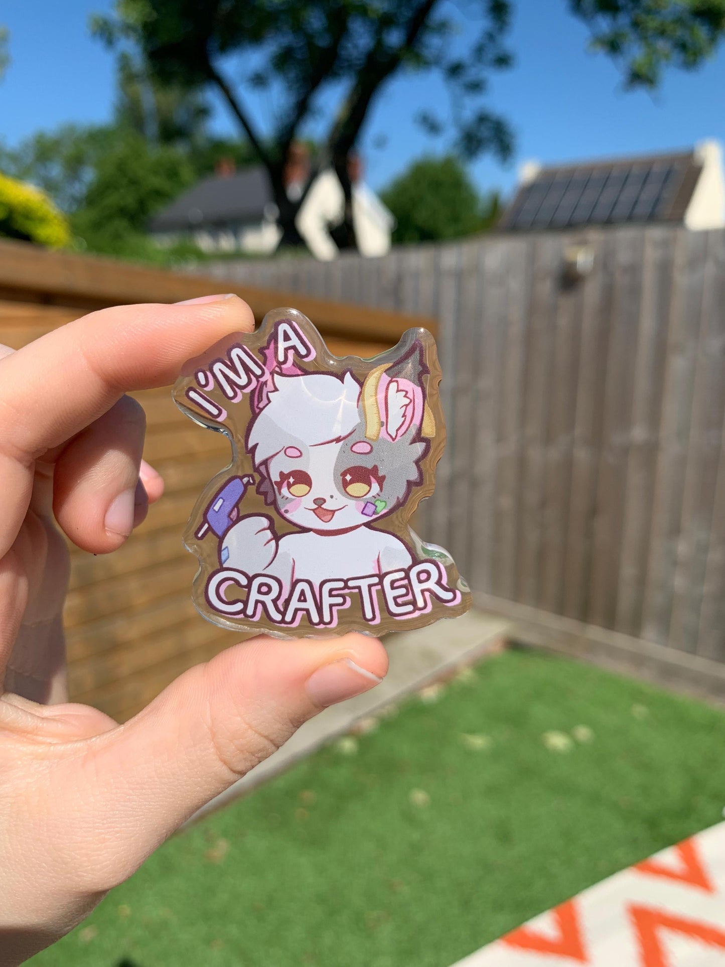 Fursona Pin Badges, Furry acrylic pin