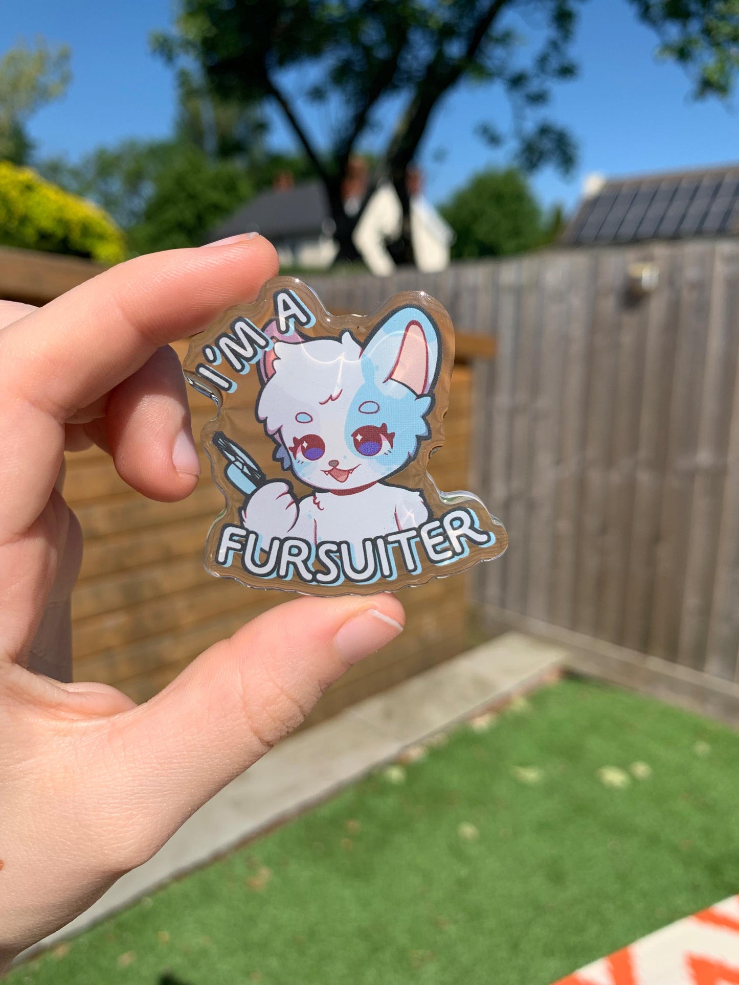 Fursona Pin Badges, Furry acrylic pin