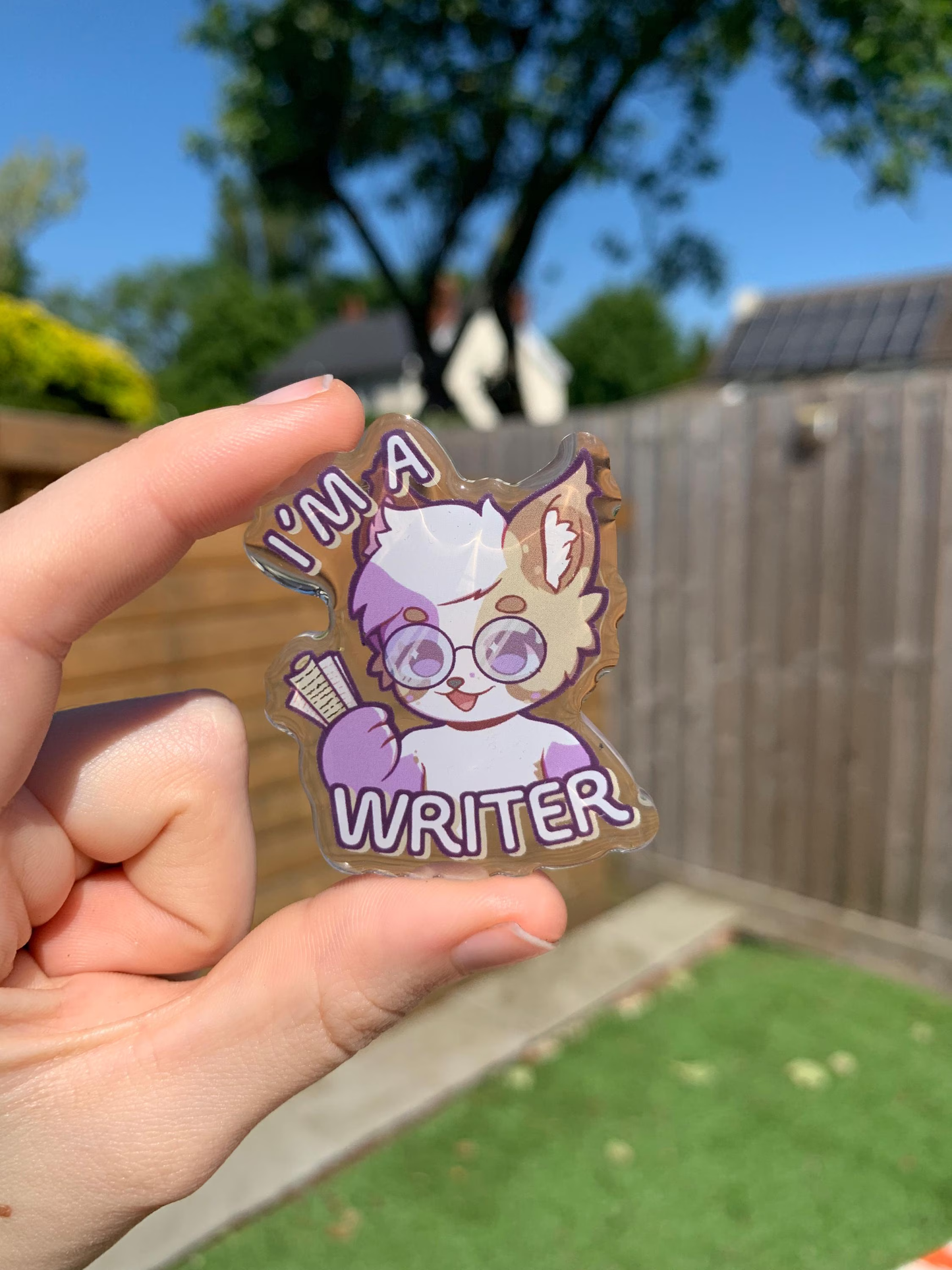 Fursona Pin Badges, Furry acrylic pin