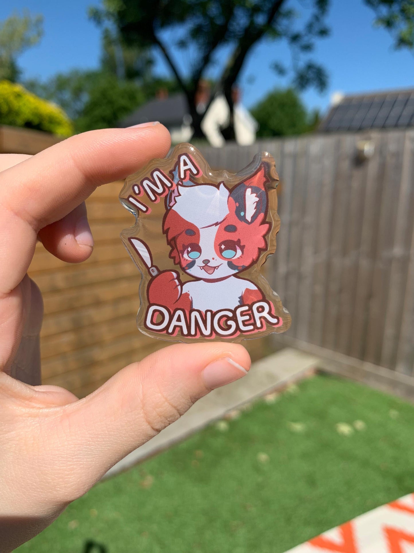 Fursona Pin Badges, Furry acrylic pin