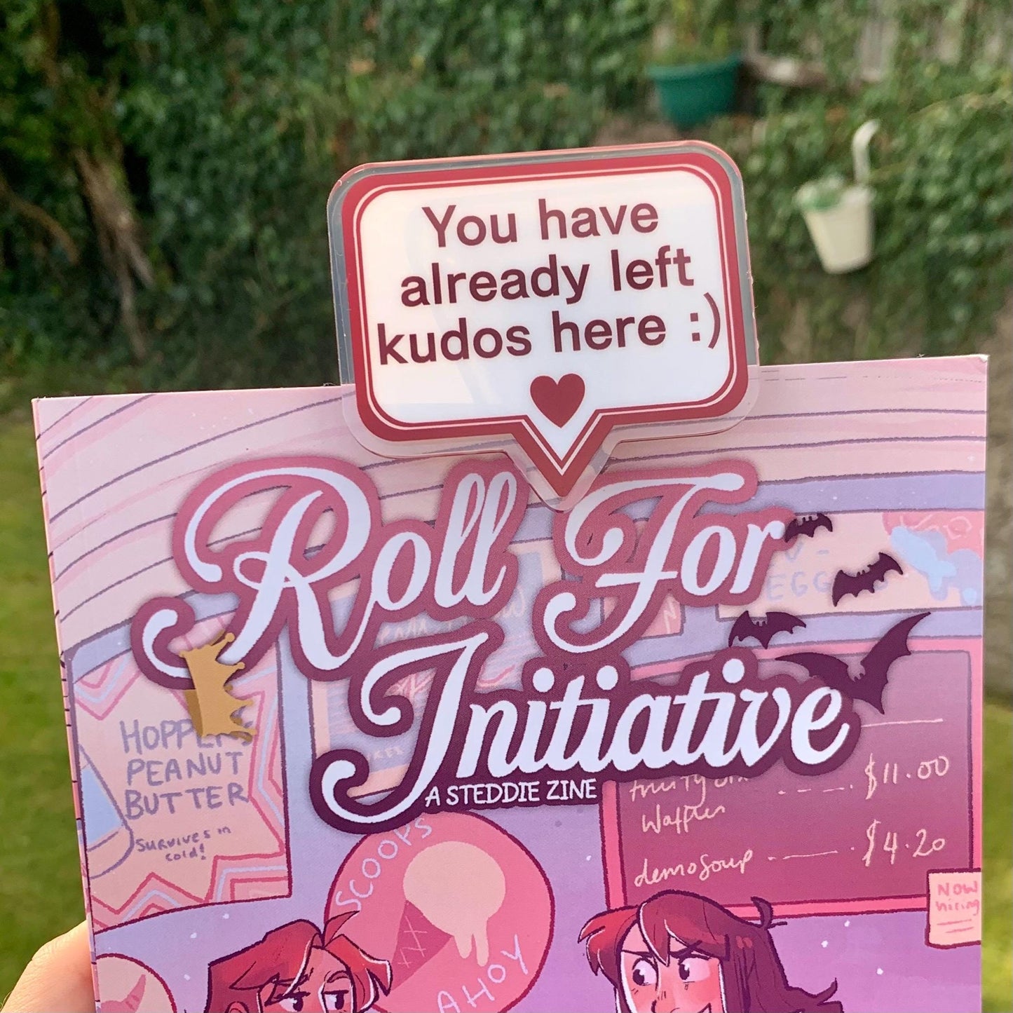 A03 Acrylic Clip, Fanfiction Stationary, Archive of our own Kudos clip