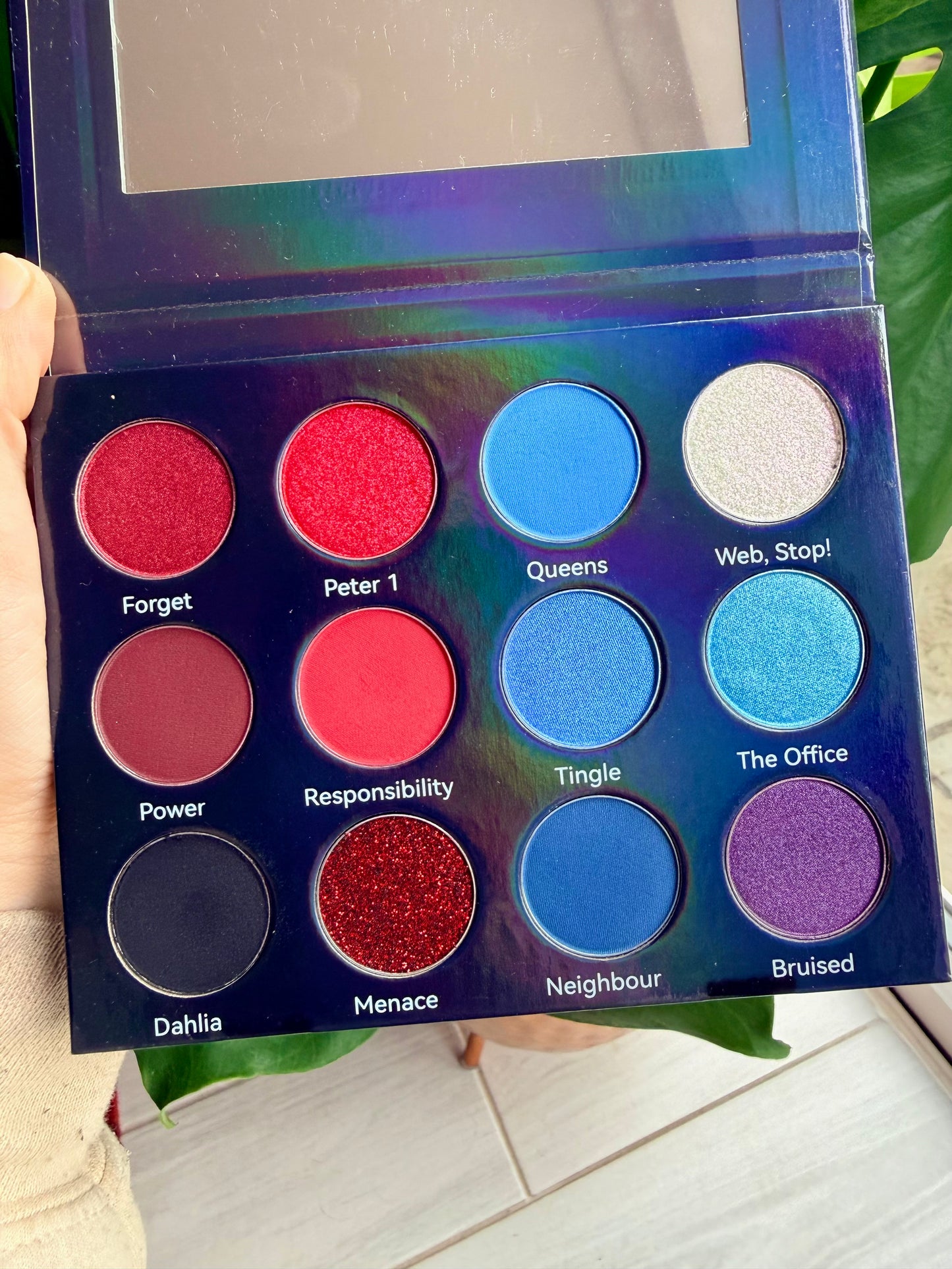 Spider-Man Eyeshadow Palette, “Wallflower”