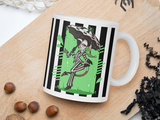 Fizzarolli Halloween Mug, Helluva Boss cup, Double sided mug art