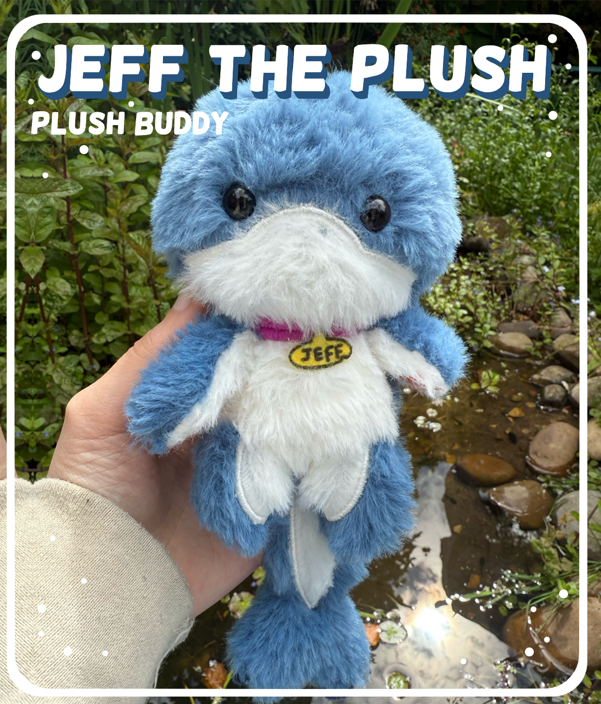 Jeff The Plush, Buddy plushie, Fandom Buddies