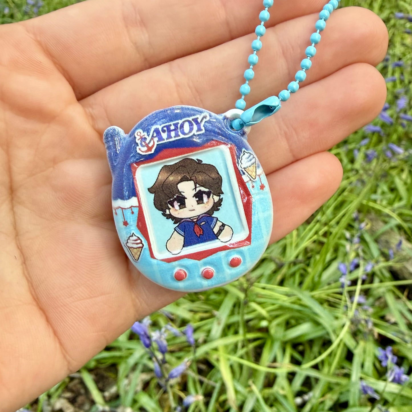Steve & Eddie Tamagotchi Charms (3D Replica Beads)