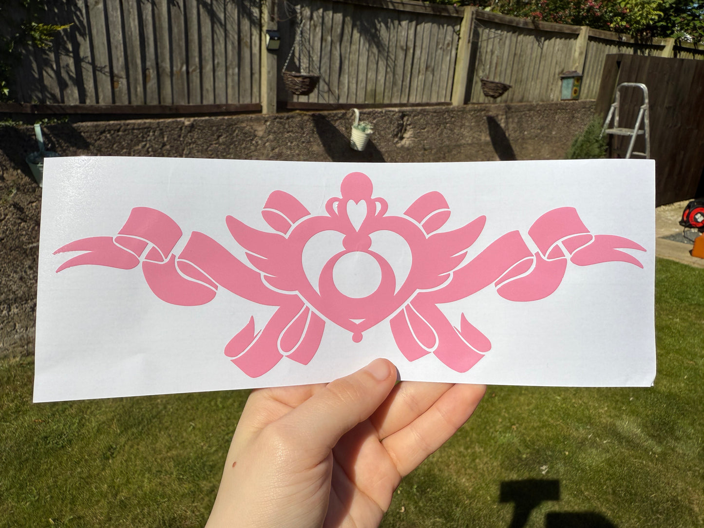 Sailor Moon Car Sticker, Locket Transformation Vinyl Decal, Window Sticker
