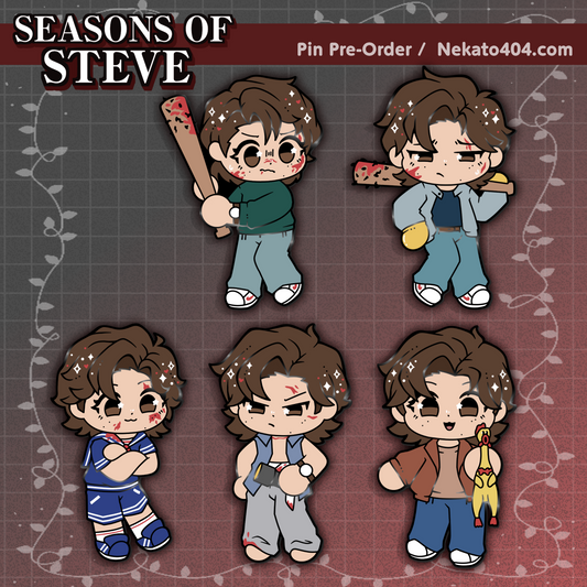 PRE-ORDER Steve Harrington Enamel Pin, S1-5 ST