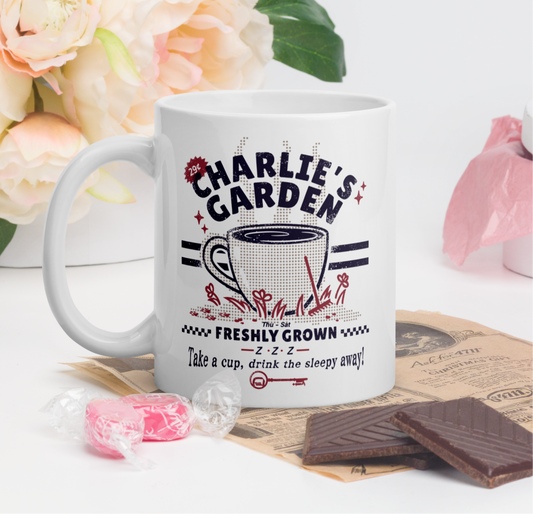 Charlie’s Garden Mug, Double Sided Djo Fan Merch
