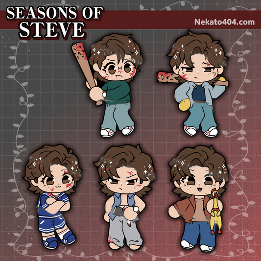 Steve Harrington Enamel Pin, S1-5 ST