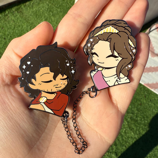 EPIC Odysseus & Penelope, Chain Enamel Pin