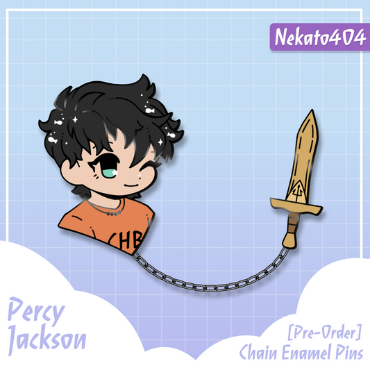 Percy Jackson, Chain Enamel Pin