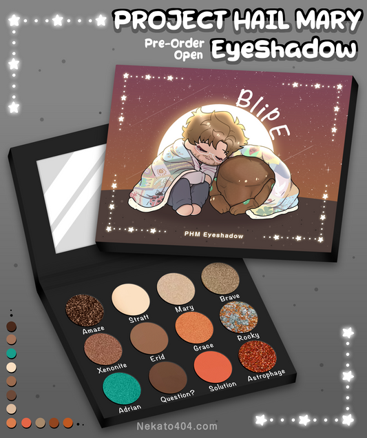 PRE-ORDER Project Hail Mary Eyeshadow Palette, “Blip E”