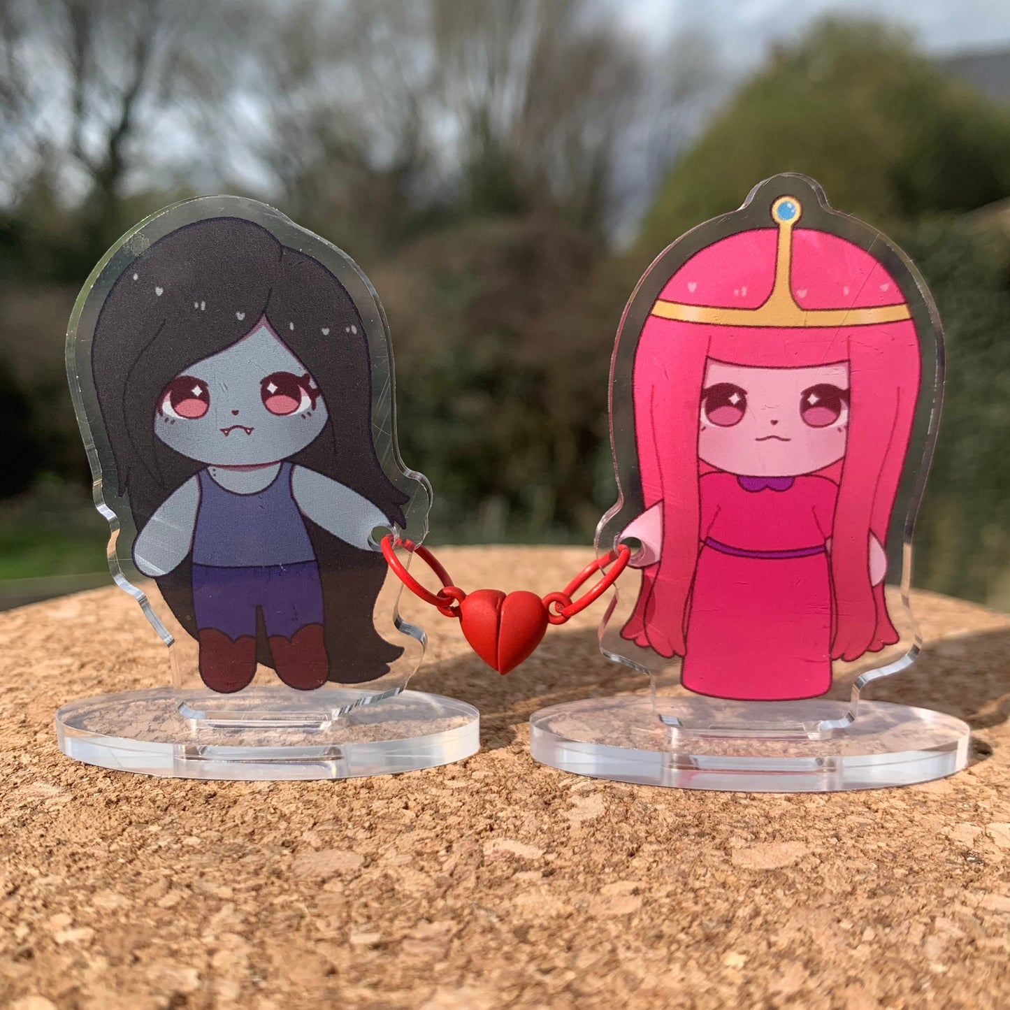 Gumlee and Bubbline standee, magnet standee