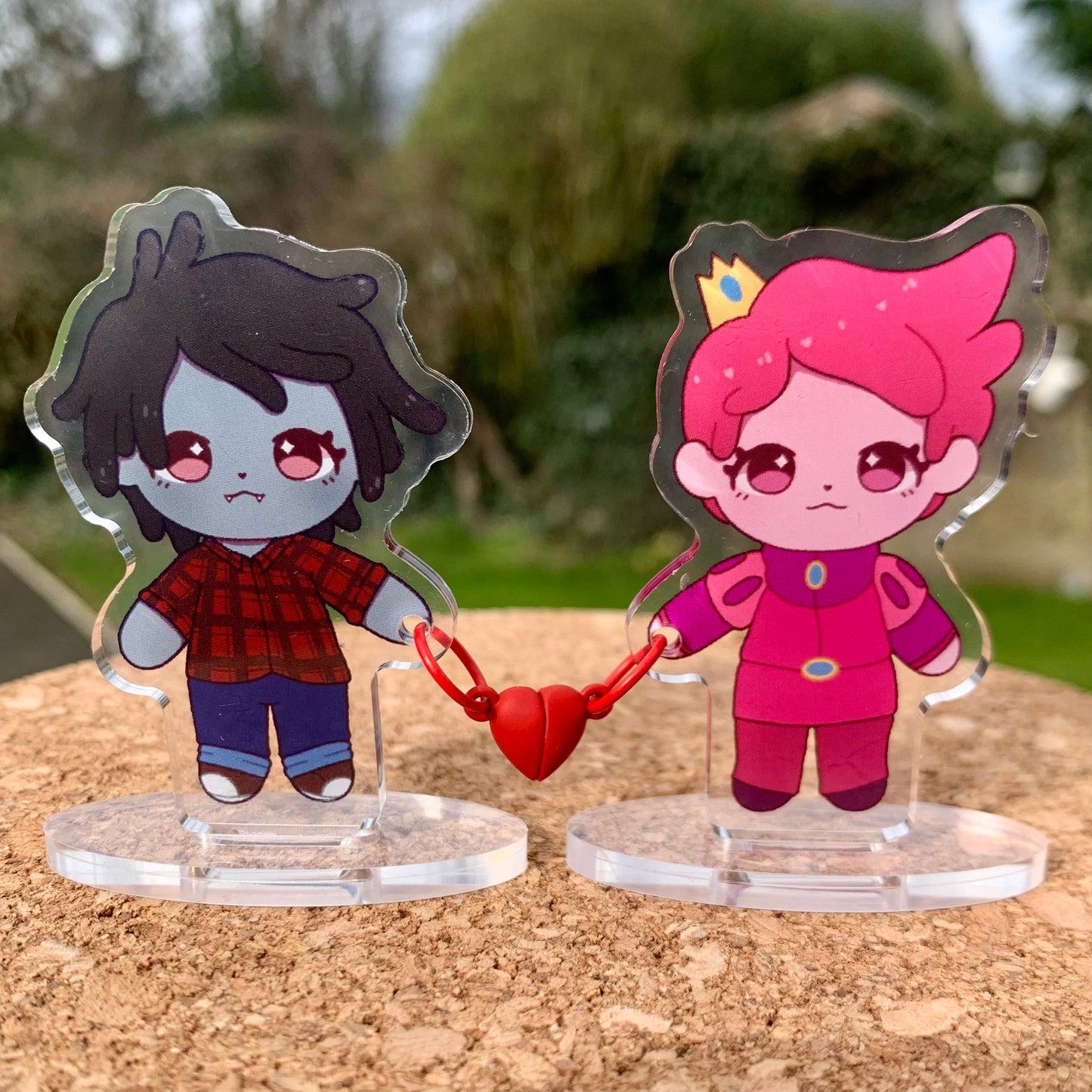 Gumlee and Bubbline standee, magnet standee